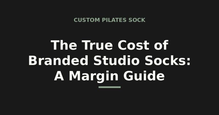 The true cost of branded studio socks — a margin guide